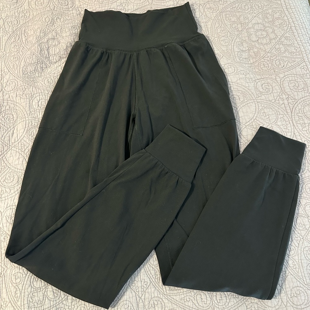 Athleta Black High-Waisted Joggers